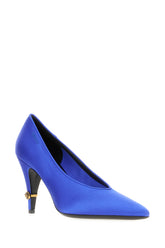 Electric blue satin pumps -  | High Quality Luxury Handbag Shop