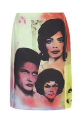 Printed silk skirt -  | High Quality Luxury Handbag Shop