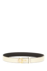Chalk leather belt -  | High Quality Luxury Handbag Shop