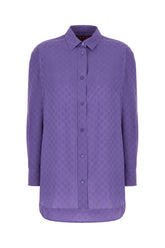 Purple silk oversize shirt -  | High Quality Luxury Handbag Shop