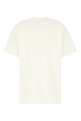 Ivory cotton t-shirt -  | High Quality Luxury Handbag Shop