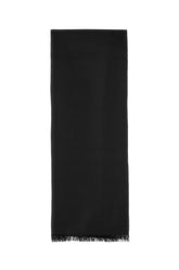 Black silk blend scarf -  | High Quality Luxury Handbag Shop