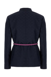 Midnight blue poliestere blend blazer -  | High Quality Luxury Handbag Shop