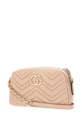 Powder pink nappa leather GG Marmont crossbody bag -  | High Quality Luxury Handbag Shop