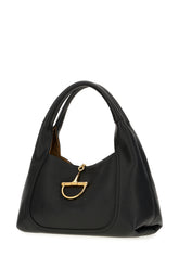 Black leather Softbit handbag -  | High Quality Luxury Handbag Shop
