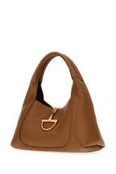 Brown leather Softbit handbag -  | High Quality Luxury Handbag Shop