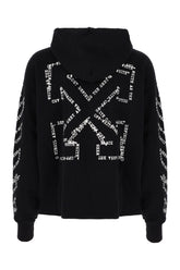 Black stretch cotton sweatshirt -  | High Quality Luxury Handbag Shop