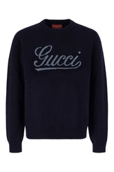 Blue wool sweater -  | High Quality Luxury Handbag Shop