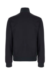 Midnight blue polyester blend sweatshirt -  | High Quality Luxury Handbag Shop