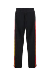 Black cotton and polyester joggers -  | High Quality Luxury Handbag Shop