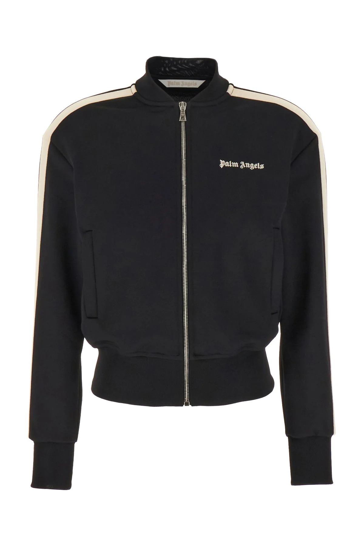 Black stretch cotton sweatshirt -  | High Quality Luxury Handbag Shop