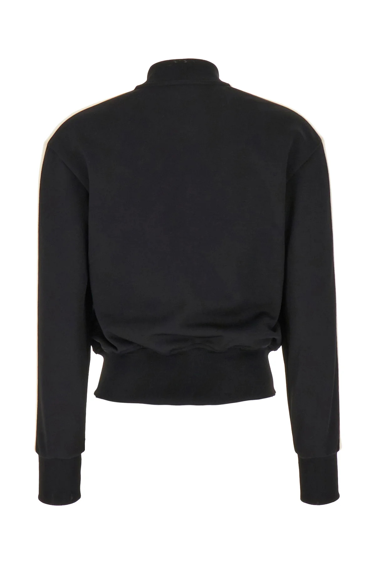 Black stretch cotton sweatshirt -  | High Quality Luxury Handbag Shop