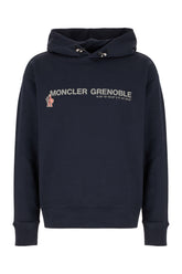 Midnight blue cotton sweatshirt -  | High Quality Luxury Handbag Shop