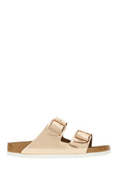 Pink gold leather Arizona sandals -  | High Quality Luxury Handbag Shop