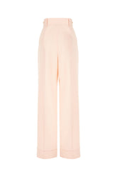 Pink stretch viscose blend pants -  | High Quality Luxury Handbag Shop