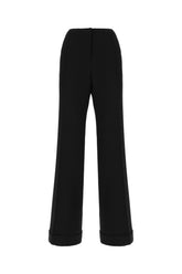 Slate stretch viscose blend pants -  | High Quality Luxury Handbag Shop