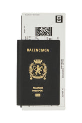 Black leather passport holder -  | High Quality Luxury Handbag Shop