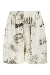 Printed viscose bermuda shorts -  | High Quality Luxury Handbag Shop
