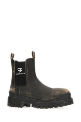 Slate leather Chelsea Strike ankle boots -  | High Quality Luxury Handbag Shop