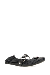 Black leather City ballerinas -  | High Quality Luxury Handbag Shop
