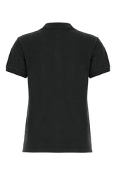 Black piquet polo shirt -  | High Quality Luxury Handbag Shop