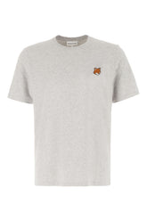 Melange grey cotton t-shirt -  | High Quality Luxury Handbag Shop