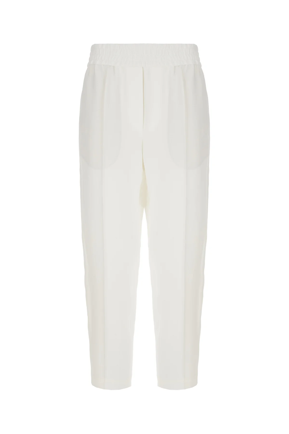Pantalone in misto viscosa bianco -  | High Quality Luxury Handbag Shop