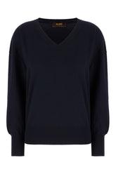 Midnight blue wool sweater -  | High Quality Luxury Handbag Shop
