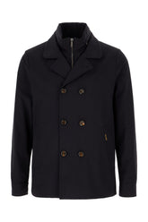 Midnight blue polyester blend jacket -  | High Quality Luxury Handbag Shop