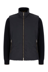 Midnight blue polyester Evan down jacket -  | High Quality Luxury Handbag Shop