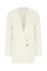 Ivory viscose blazer -  | High Quality Luxury Handbag Shop