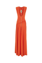 Orange stretch nylon pants -  | High Quality Luxury Handbag Shop