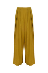 Olive green satin pants -  | High Quality Luxury Handbag Shop