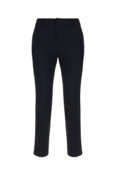 Midnight blue viscose stretch pants -  | High Quality Luxury Handbag Shop