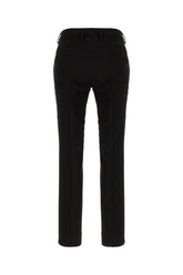Black viscose stretch pants -  | High Quality Luxury Handbag Shop
