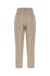 Cappuccino stretch polyester blend pants -  | High Quality Luxury Handbag Shop