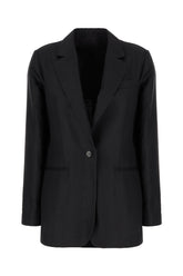 Black wool blend blazer -  | High Quality Luxury Handbag Shop