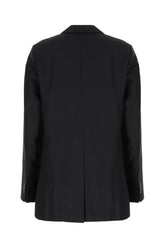 Black wool blend blazer -  | High Quality Luxury Handbag Shop