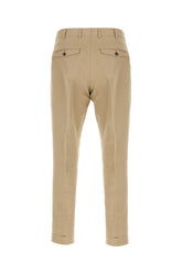 Beige cotton blend pants -  | High Quality Luxury Handbag Shop