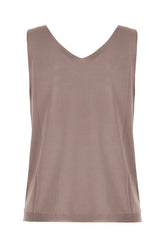 Mauve viscose blend top -  | High Quality Luxury Handbag Shop