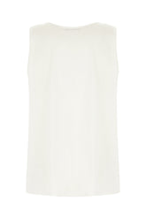 White stretch silk top -  | High Quality Luxury Handbag Shop