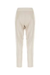 Sand stretch wool blend pants -  | High Quality Luxury Handbag Shop