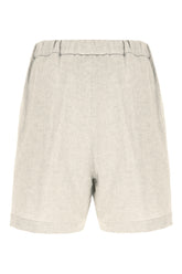 Sand cotton blend shorts -  | High Quality Luxury Handbag Shop