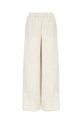 Sand cotton blend pants -  | High Quality Luxury Handbag Shop