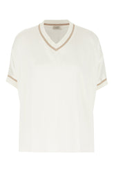 White stretch silk top -  | High Quality Luxury Handbag Shop
