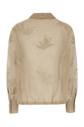 Cappuccino cottone blend blouse -  | High Quality Luxury Handbag Shop