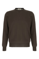 Brown cotton sweater -  | High Quality Luxury Handbag Shop