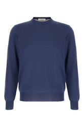 Blue cotton sweater -  | High Quality Luxury Handbag Shop