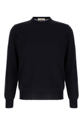 Midnight blue cotton sweater -  | High Quality Luxury Handbag Shop