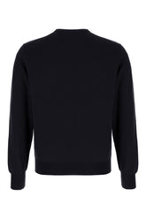 Midnight blue cotton sweater -  | High Quality Luxury Handbag Shop